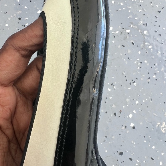 Vintage Dolcis Leather Upper flats in black and white - Picture 10 of 11